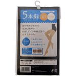 セシール 5本指パンティストッキング ゾッキタイプ シルクベージュ M-L