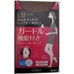 セシール パンティストッキング ガードル機能付き アーモンドブラウン L-LL