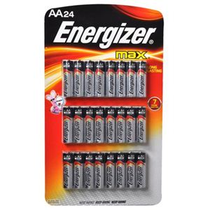 【在庫限り】エナジャイザー アルカリ乾電池 単3形 24本入 (並行輸入品)【使用期限2018/03】