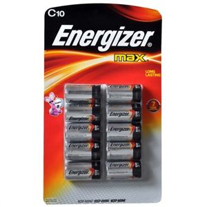 エナジャイザー 単2形アルカリ乾電池 10個入 （並行輸入品）