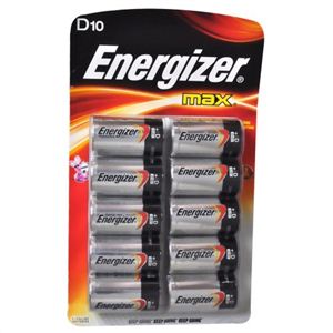 エナジャイザー 単1形アルカリ乾電池 10個入 （並行輸入品）