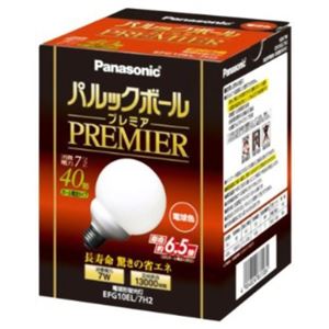 パナソニック 電球型蛍光灯 パルックボールプレミア 電球40WタイプG10形 電球色 E26口金 EFG10EL7H2