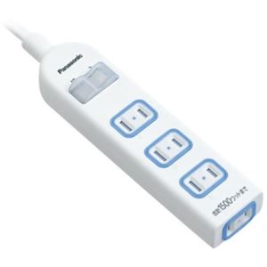 パナソニック ザ・タップX 集中スイッチ付 4個口 3m ホワイト WHA25342WKP