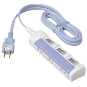 パナソニック ザ・タップ スイッチシリーズ 個別スイッチ付 3個口 2m ブルー WHS2623DKP