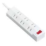 パナソニック ザ・タップ マルチシリーズ 集中スイッチ付 6個口 2m ホワイト WHA29262WKP