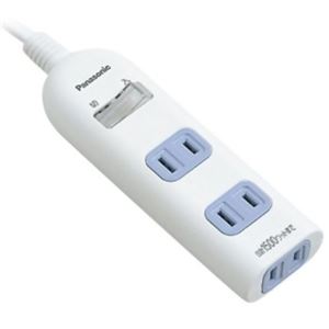 パナソニック ザ・タップ ベーシックII 集中スイッチ付 3個口 2m ホワイト WHA28232WKP