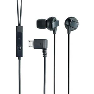 エレコム スマートフォン用ヘッドホン／microUSB／ステレオ／マイク有／ブラック EHP-MBIN100BK