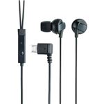 エレコム スマートフォン用ヘッドホン／microUSB／ステレオ／マイク有／ブラック EHP-MBIN100BK
