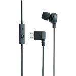 エレコム スマートフォン用ヘッドホン／microUSB／モノラル／マイク有／ブラック EHP-MBIN101BK