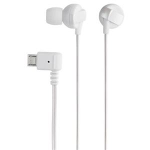 エレコム スマートフォン用ヘッドホン／microUSB／マイク無／ホワイト EHP-MBIN102WH