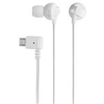 エレコム スマートフォン用ヘッドホン／microUSB／マイク無／ホワイト EHP-MBIN102WH