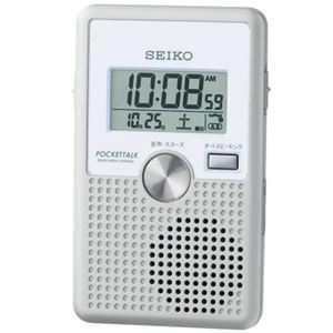 セイコー 音声電波目ざまし時計 ポケットトーク DA207S