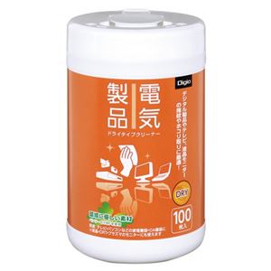 ナカバヤシ 電気製品ドライタイプクリーナー 100枚入 DGCD-B3100