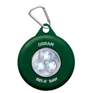 三菱オスラム コンパクトソーラーLEDライト DOT-it Solar（ドットイット ソーラー） グリーン