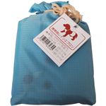ワールド商事 9274 携帯用レインエプロン L 水色
