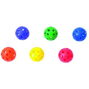 （まとめ買い）トーエイライト ソフトプラボール 72 6個1組(赤・青・黄・緑・紫・オレンジ 各1個) B-6083×3セット - 拡大画像