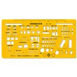 ウチダ テンプレート 建築設備家具定規 510