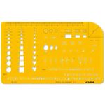 ウチダ テンプレート 電気記号定規 421