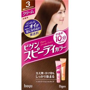 ビゲン スピーディカラークリーム 3（明るいライトブラウン）