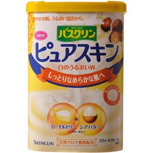 バスクリン ピュアスキン 白のうるおいW 660g（入浴剤）