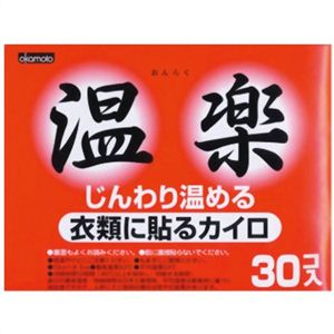 【ケース販売】温楽 貼るカイロ 30×8個(240個入)