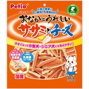 ペティオ おなかにうれしい ササミとチーズ 340g