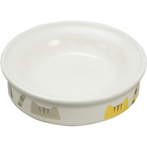 ペティオ 猫専用陶器食器 ウェットフード向き 猫としっぽ