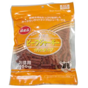 トータルヘルシーペットライフ ビーフジャーキー カットタイプ お徳用 400g