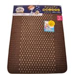 優踏生 洗濯しやすいキッチンマット 45*120cm ブラウン