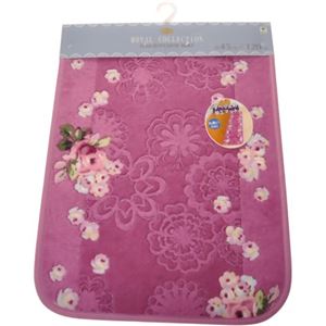 ロイヤルコレクション ドイリー キッチンマット 45*120cm ピンク