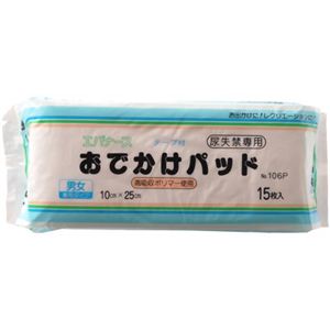 エバナース 尿とりパッド おでかけパッド テープ付 15枚入