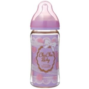 チュチュベビー 哺乳びん ママカワモデル 広口タイプ PPSU製 240ml(ガール)