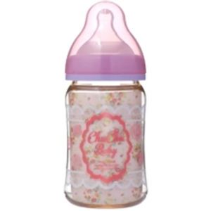 チュチュベビー 哺乳びん ママカワモデル 広口タイプ PPSU製 160ml(ガール)