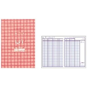 家計簿 A5 月間 チェック柄