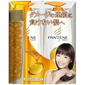 パンテーン PRO-V  エクストラダメージケア ポンプ シャンプー500ml+コンディショナー500g