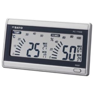 デジタル温湿時計 ルームナビ PC-7700 II - 拡大画像