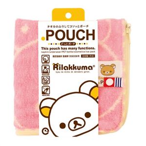 どっとポーチ リラックマ ピンク