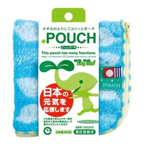 復興支援どっとポーチ タネブルー