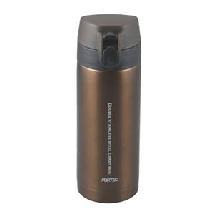 和平フレイズ フォルテック スピード ワンタッチ栓マグボトル 340ml ブラウン FSR-5102