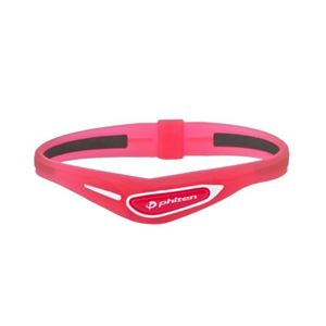 ファイテン RAKUWAブレスS（スポーツ） クロスタイプ 15cm クリアレッド