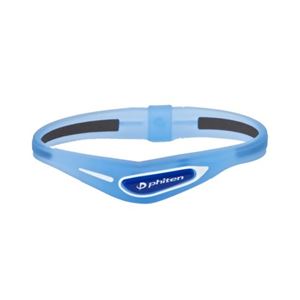 ファイテン RAKUWAブレスS（スポーツ） クロスタイプ 17cm クリアブルー