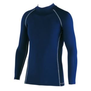 BODY TOUGHNESS パワーストレッチ ハイネックシャツ JW-171 ネイビー フリー