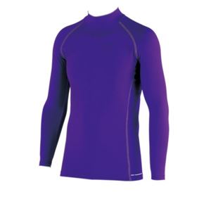 BODY TOUGHNESS パワーストレッチ ハイネックシャツ JW-171 パープル フリー