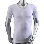 BODY TOUGHNESS サーモ アンダーシャツ 半袖Vネック JW-141 ホワイトL