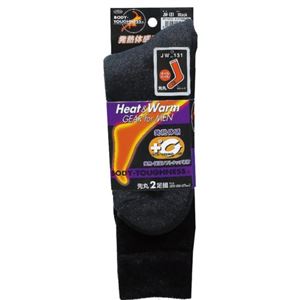 BODY TOUGHNESS サーモソックス オールパイル 先丸（2P） JW-131 ブラック