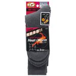 BODY TOUGHNESS サーモソックス フットパイル 先丸（2P） JW-134 グレー