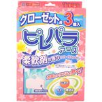 ピレパラアース 柔軟剤の香り フローラルソープ クローゼット用 1年防虫 3個入