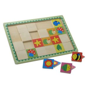 木製ボード付きメモリーゲーム「みーつけた」