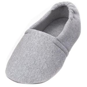 あゆみシューズ 室内用 エスパドワイド グレー 左足用 2704 S