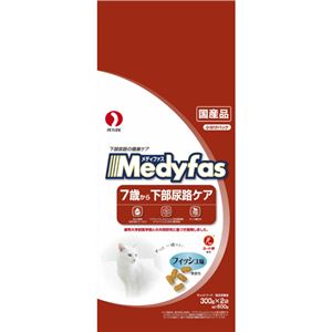 メディファス 7歳から高齢猫用 フィッシュ味 600g（300g×2袋）